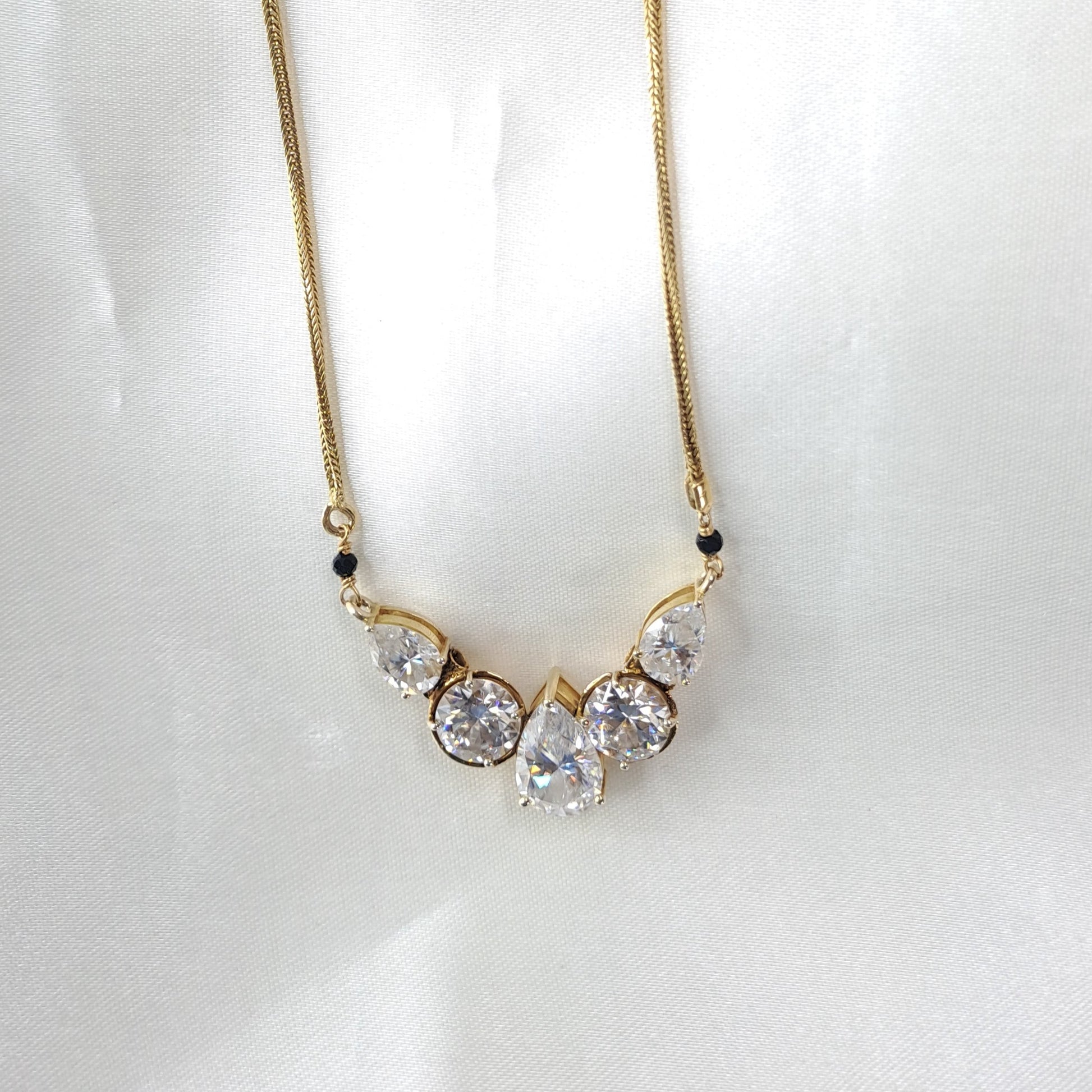 Moissanite diamond mangalsutra Pendant