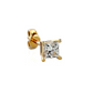 Starter piercing Earrings - Round - 1 Cts in 22KT Gold - 72021ERSTAR159