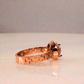 Round Moissanite Diamond Ring for Men in Gold