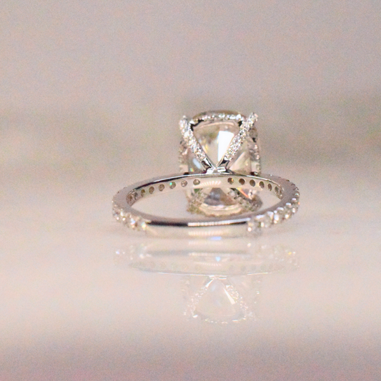 Larisa Moissanite Ring (5.12 CT)