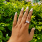 Men Moissanite Diamond Ring