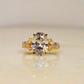 Oval Moissanite Diamond Ring in Gold and Silver