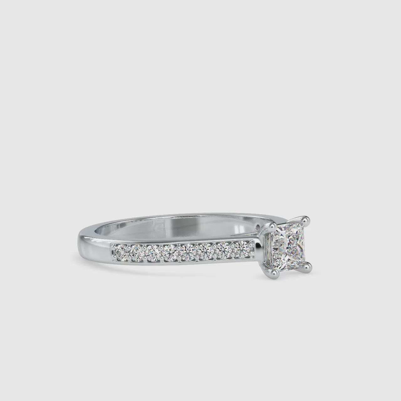 The Aphrodite Ring Moissanite Diamond