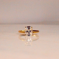 Elongated Cushion Moissanite Diamond in Gold and Silver