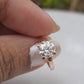 The Lumes Solitaire Ring-Vaira Moissanite Diamond