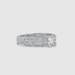 Moissanite Vintage Ring in Gold - 1.43 Ct - DOC0049