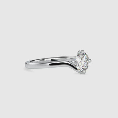 The Leslie Ring - Twisted Prong (1 CT to 2 CT)