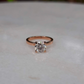 The Lumes Solitaire Ring-Vaira Moissanite Diamond