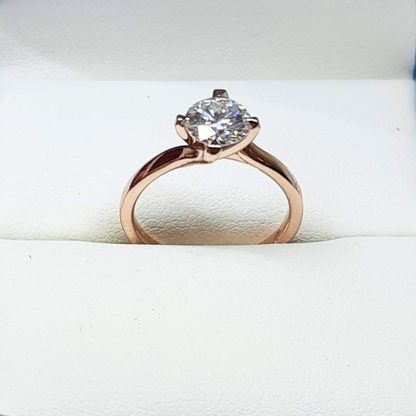 The Leslie Ring - Twisted Prong (1 CT to 2 CT)