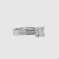 Moissanite Solitaire Ring in Gold - 2.05 Ct - DOC0057