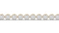 Moissanite bracelet in gold and sterling silver