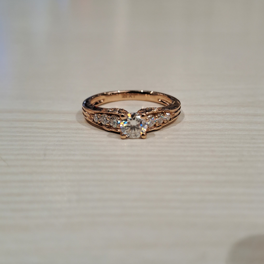 The Tara moissanite Diamond Ring