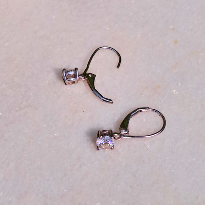 Kids Round Drops Moissanite Earrings