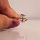 Elongated Cushion Moissanite Diamond in Gold and Silver