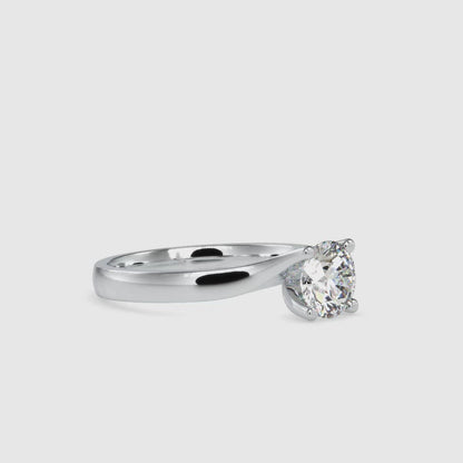 Divya Moissanite Solitaire Ring in Gold - 1.13 Ct - DOC0051