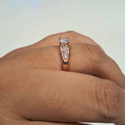 The Tara moissanite Diamond Ring