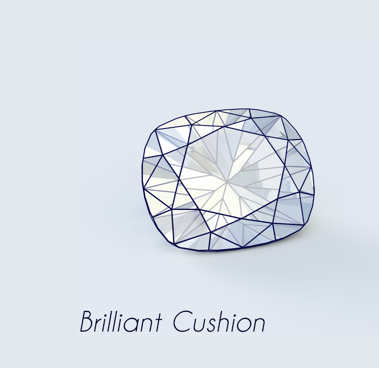 Cushion Cut Loose Moissanite Diamond