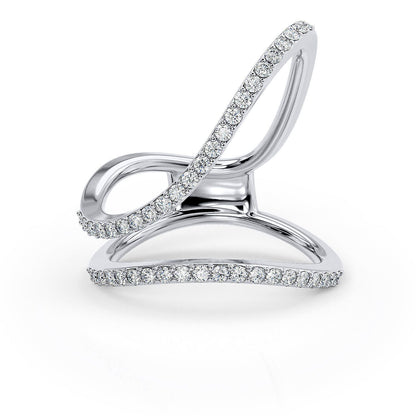 Rebekka Sterling Silver and Moissanite Solitaire Ring