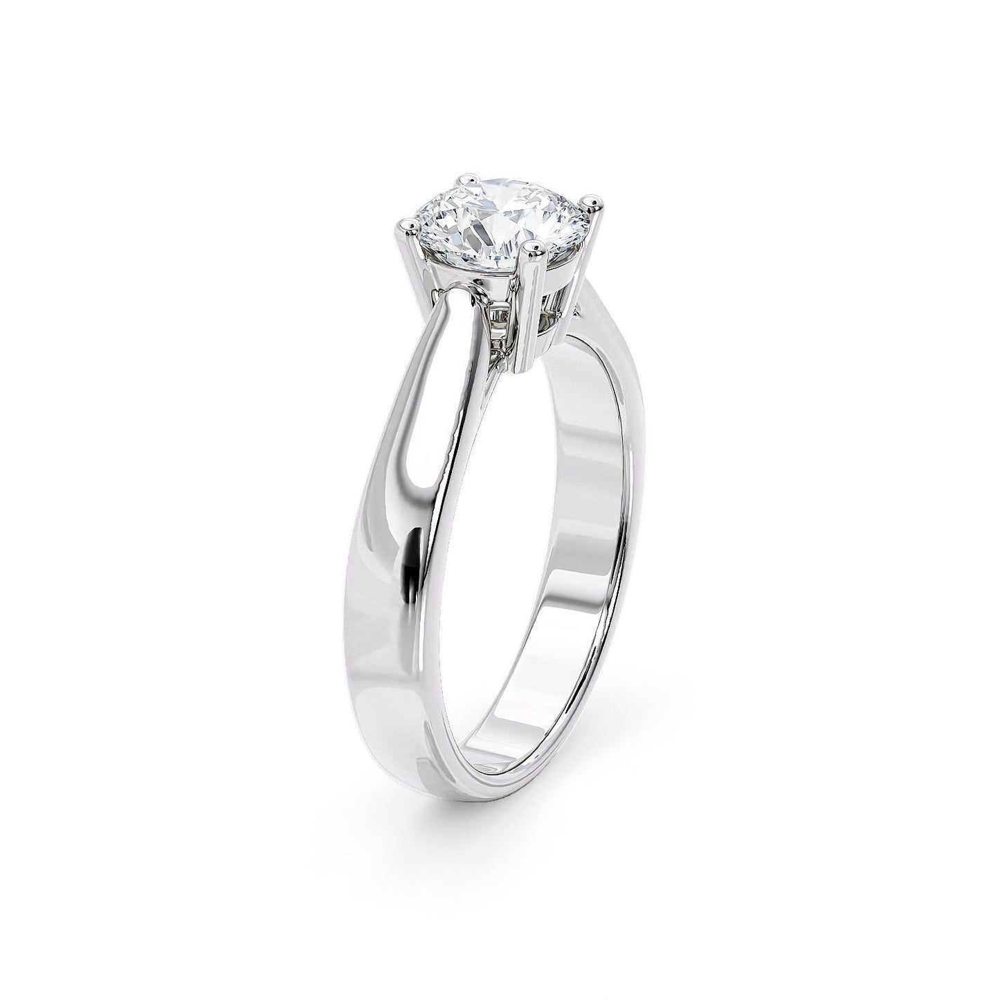 Moissanite Sterling Silver Ring - 1.08 Ct - CG068