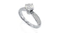 Sterling Silver and Moissanite Solitaire Rings