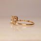 Moissanite Elongated Cushion cut diamond ring