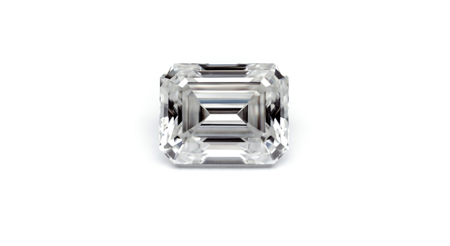 Emerald Cut Loose Moissanite Diamond