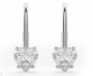 Heart Drops Brilliant Cut Solitaire Earring 1 to 10 CT