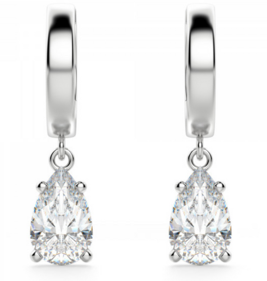 Pear Drops Brilliant Cut Solitaire Earring 1 to 10 CT