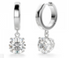 Round Drops - Type 2 Brilliant Cut Solitaire Earring 1 to 10 CT