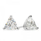 Trillion Brilliant Cut Solitaire Earring 1 to 10 CT