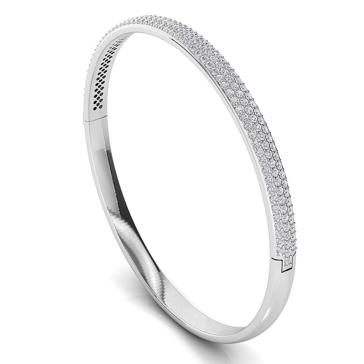 Antique Silver Plated Adjustable Diamond Bracelet For Women Girls - Silver  Shine - 3177990