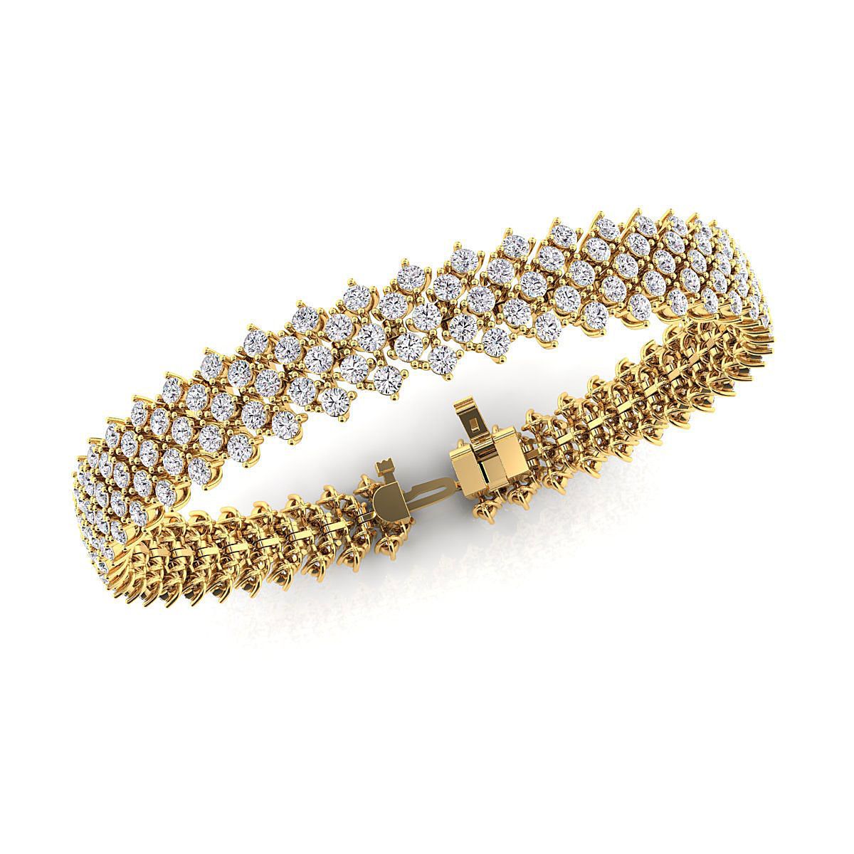 Buy Dainty Moissanite Bracelet 925 Sterling Silver Bracelets for Women  Diamond Wedding Bracelet Gemstone Chain & Link Bangle Bracelets Online in  India - Etsy