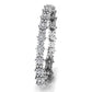 Moissanite bracelet in gold and sterling silver