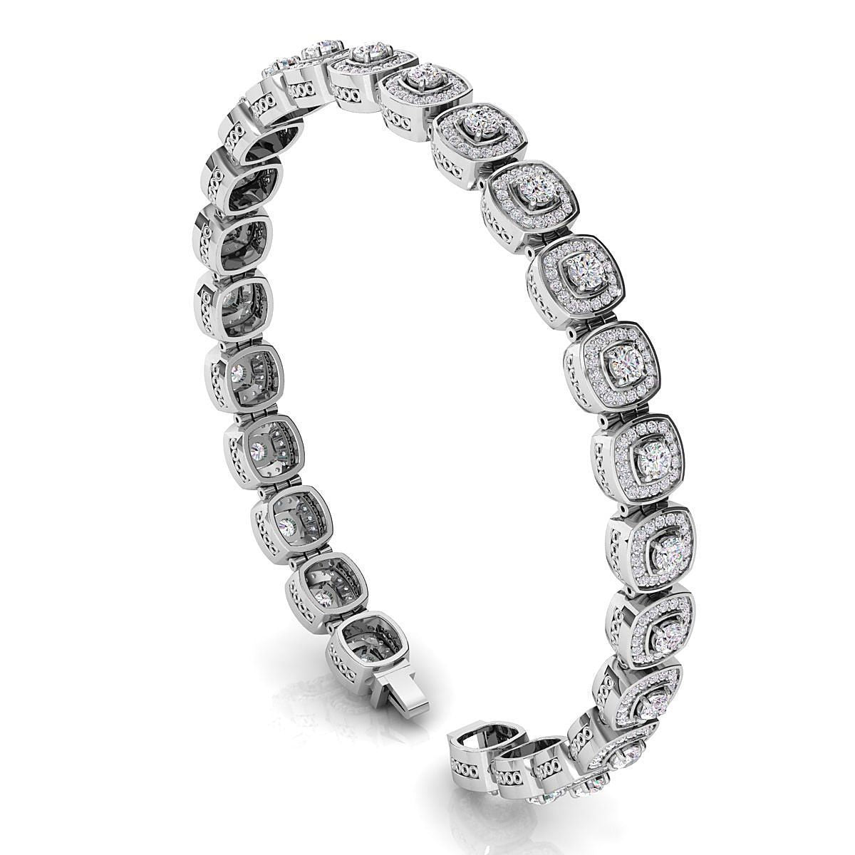 Moissanite Mya Bracelet - 3.47 Cts