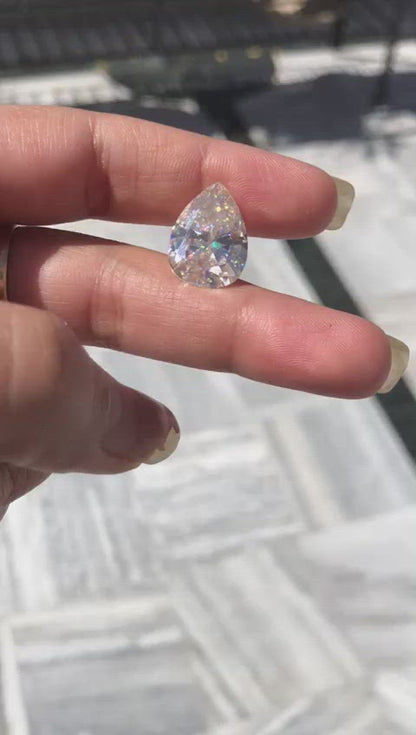 Pear - Brilliant Cut Moissanite Loose Stone