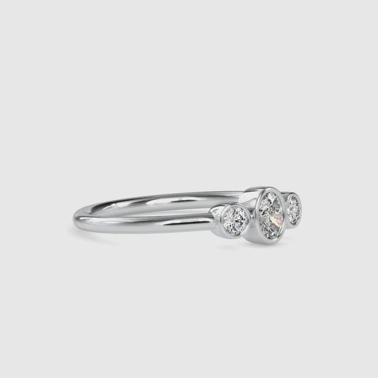 The Blake Ring  Moissanite diamond Stackable  Ring - 0.26 Ct