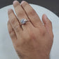 Round Moissanite Diamond Ring for Men in Gold