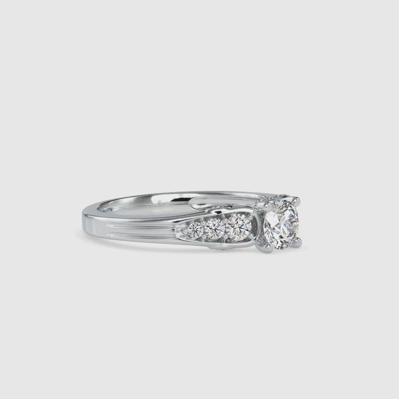 The Tara moissanite Diamond Ring